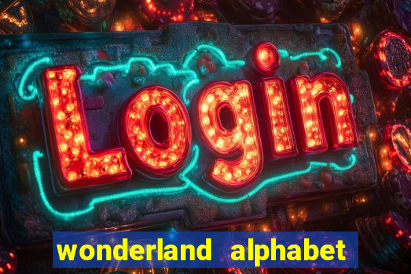 wonderland alphabet comic studio